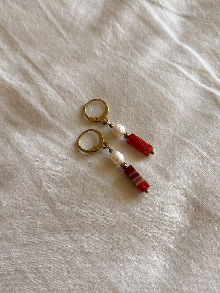 Pomegranate earrings