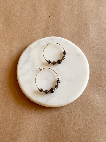 Chestnut earrings