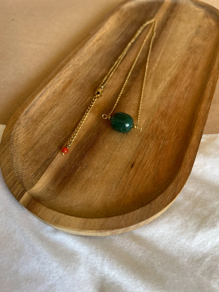 Pear necklace