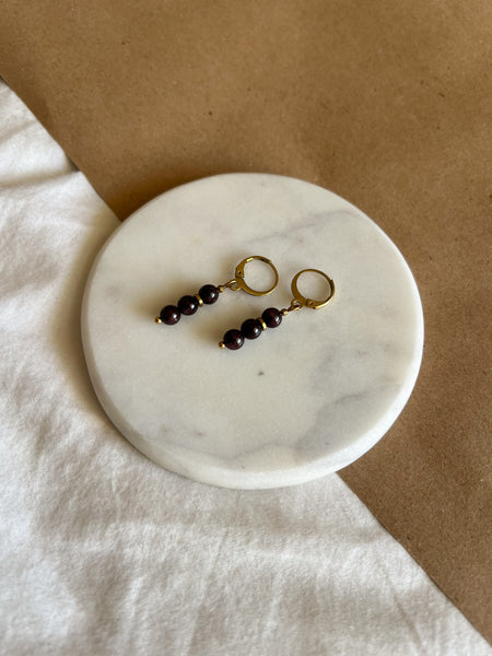 Redwood earrings