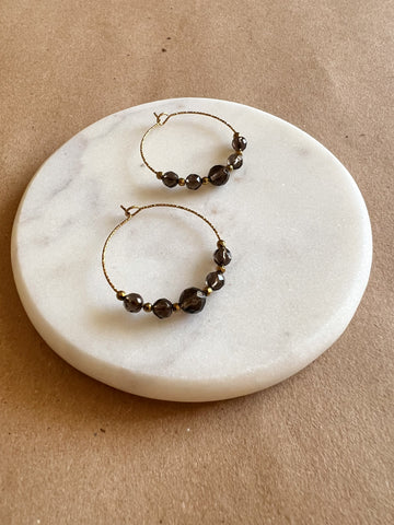 Chestnut earrings